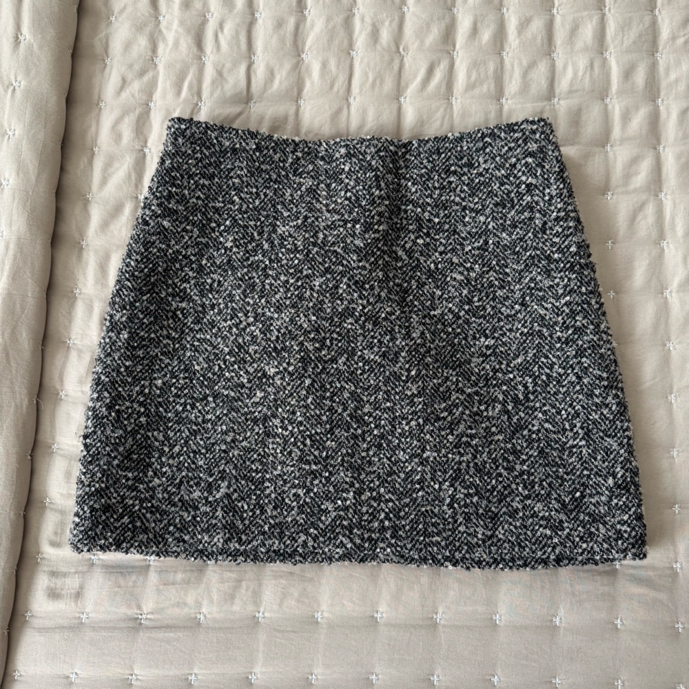 H&M Tweed Mini Skirt